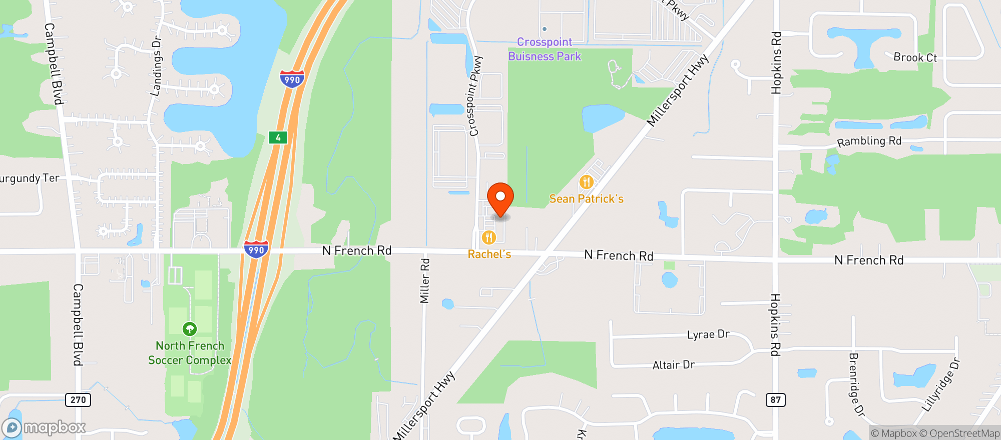 Map showing Lexi's Fine Wine & Spirits