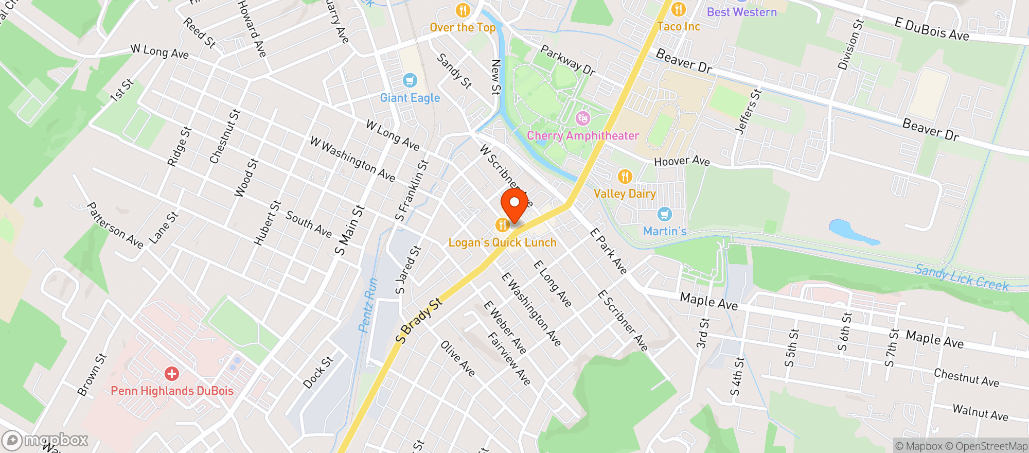 Map showing Letty Jo's Elevated Alchemy