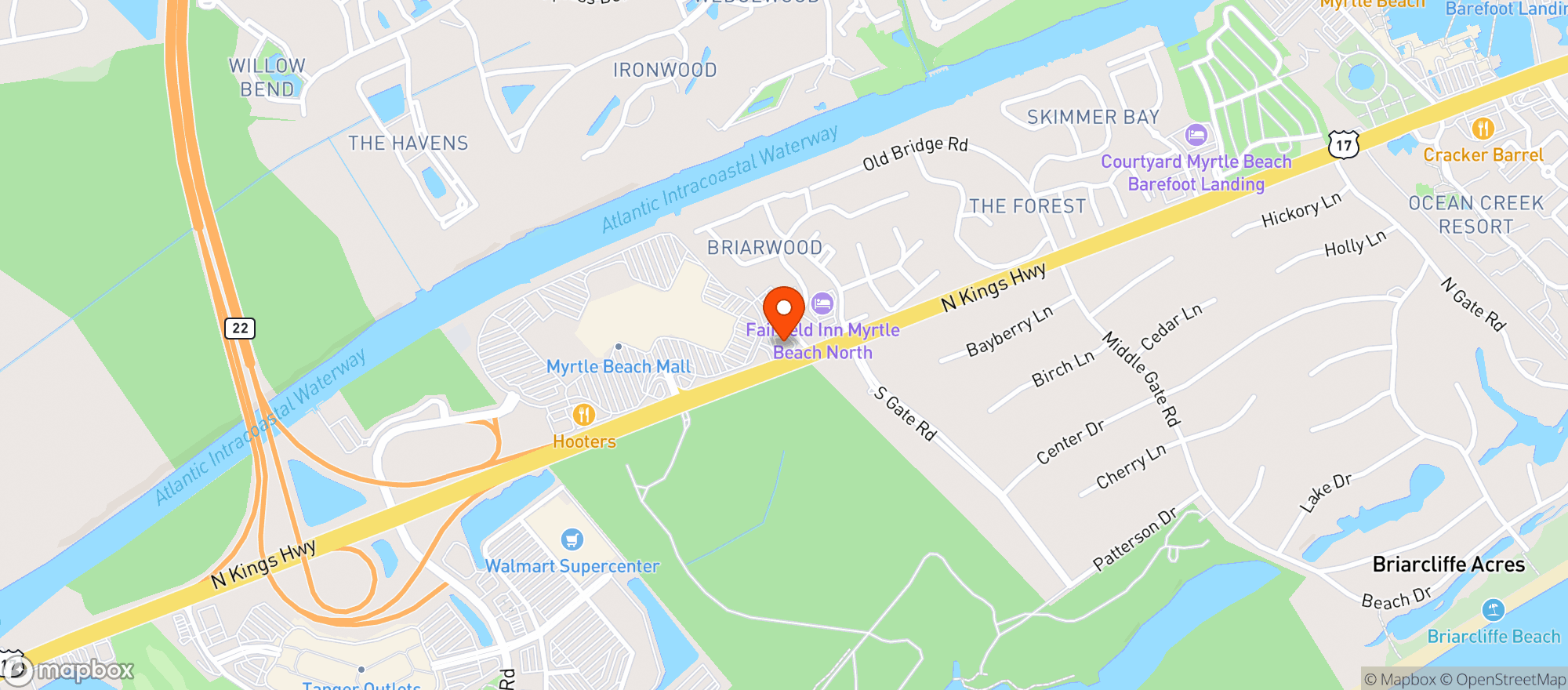 Map showing Lava Korean Steakhouse
