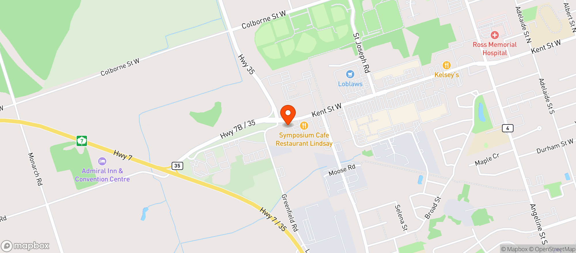 Map showing Lcbo 82