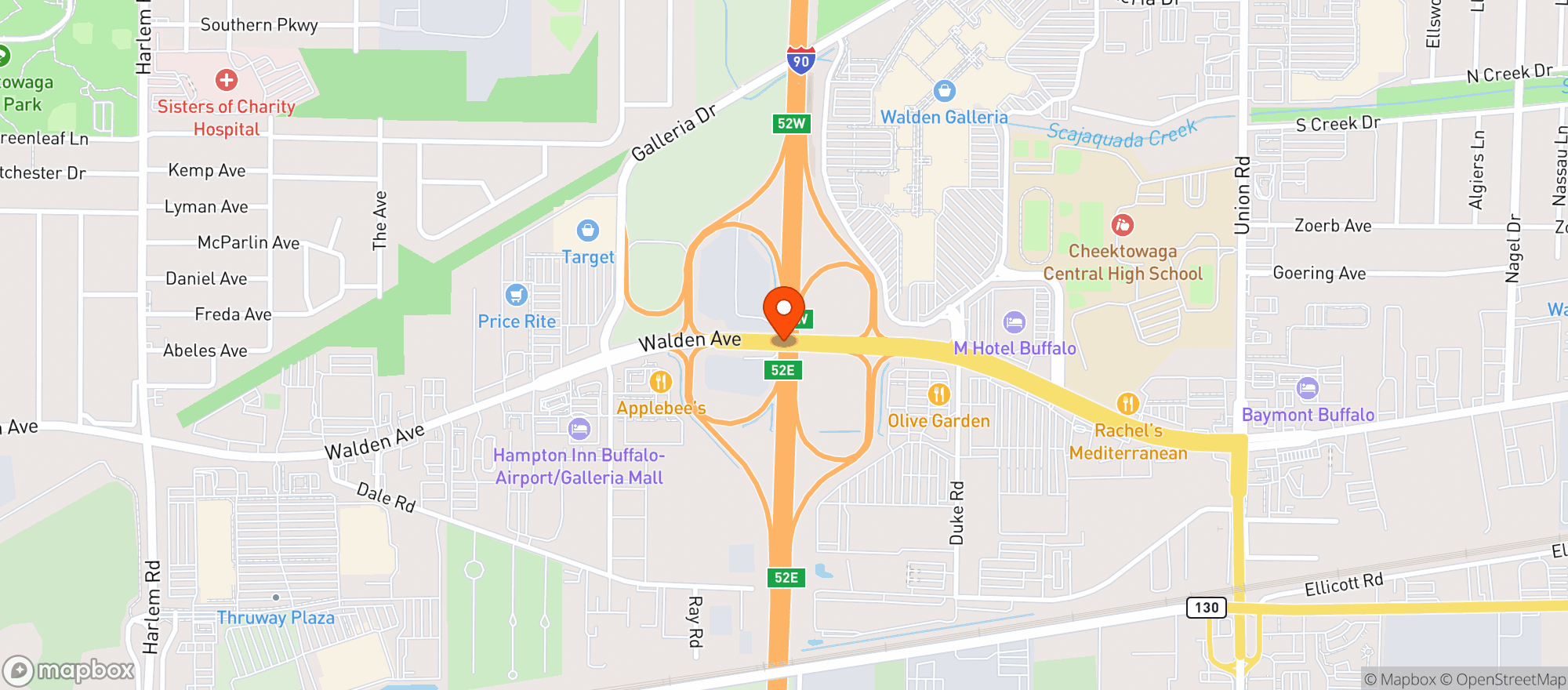 Map showing Gnc