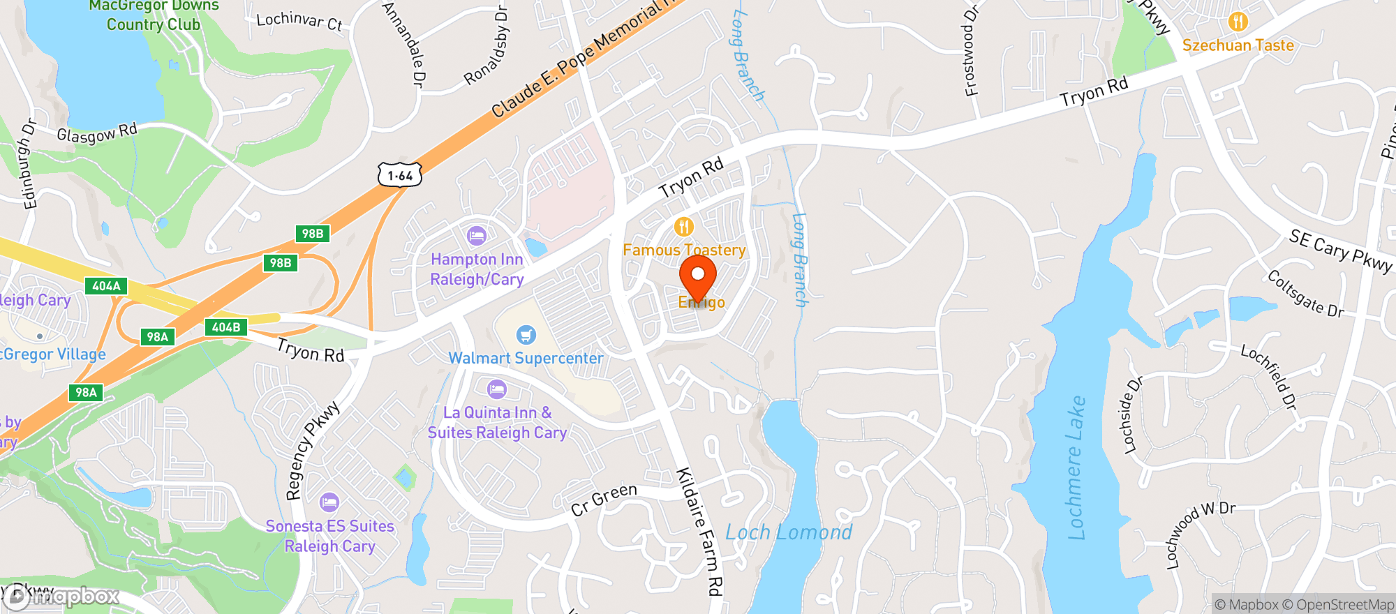 Map showing Whole Foods Market
