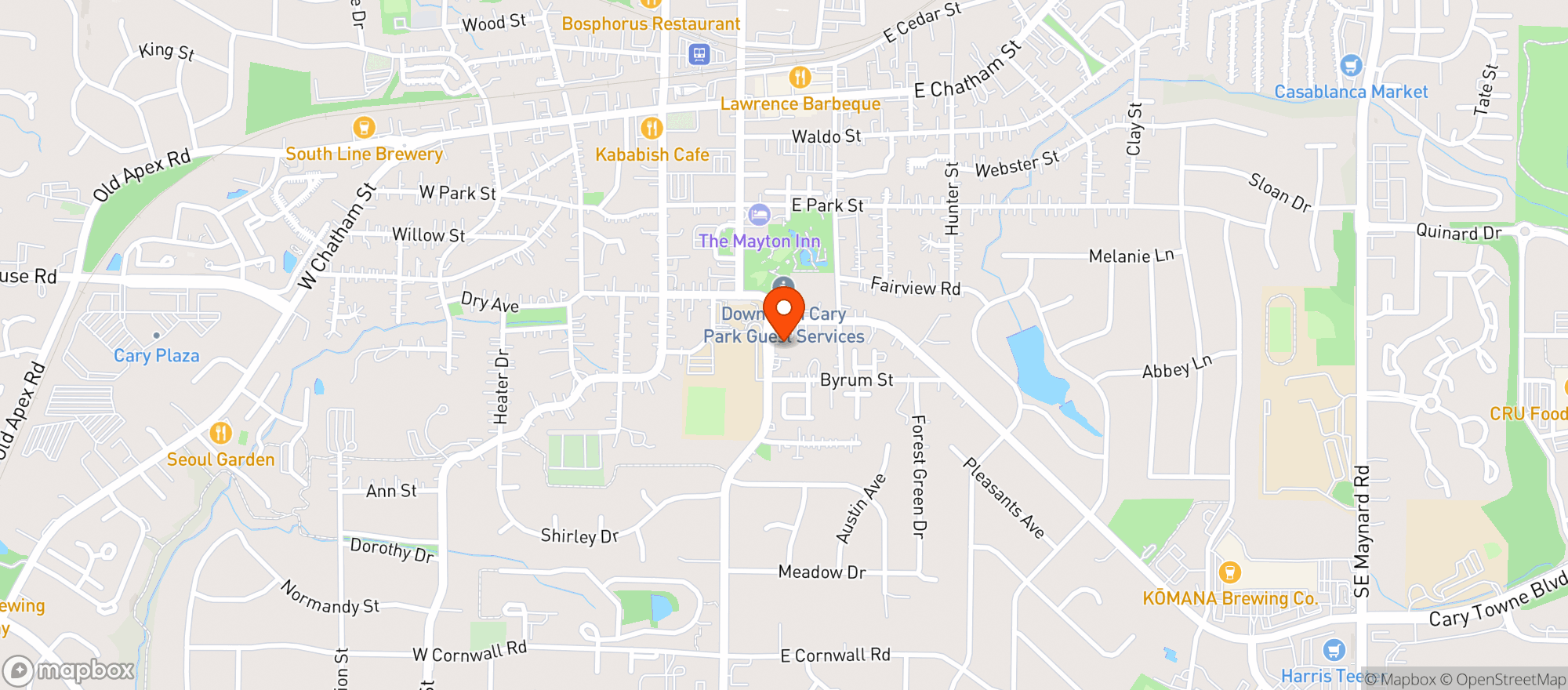 Map showing Gather Goods Co