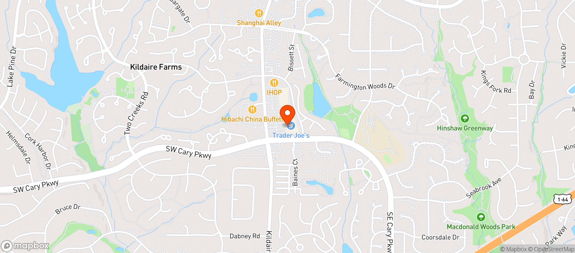 Map showing Trader Joes #741