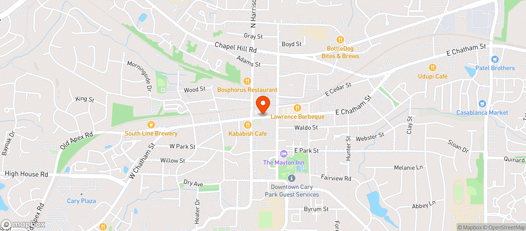 Map showing Walk Up Lounge