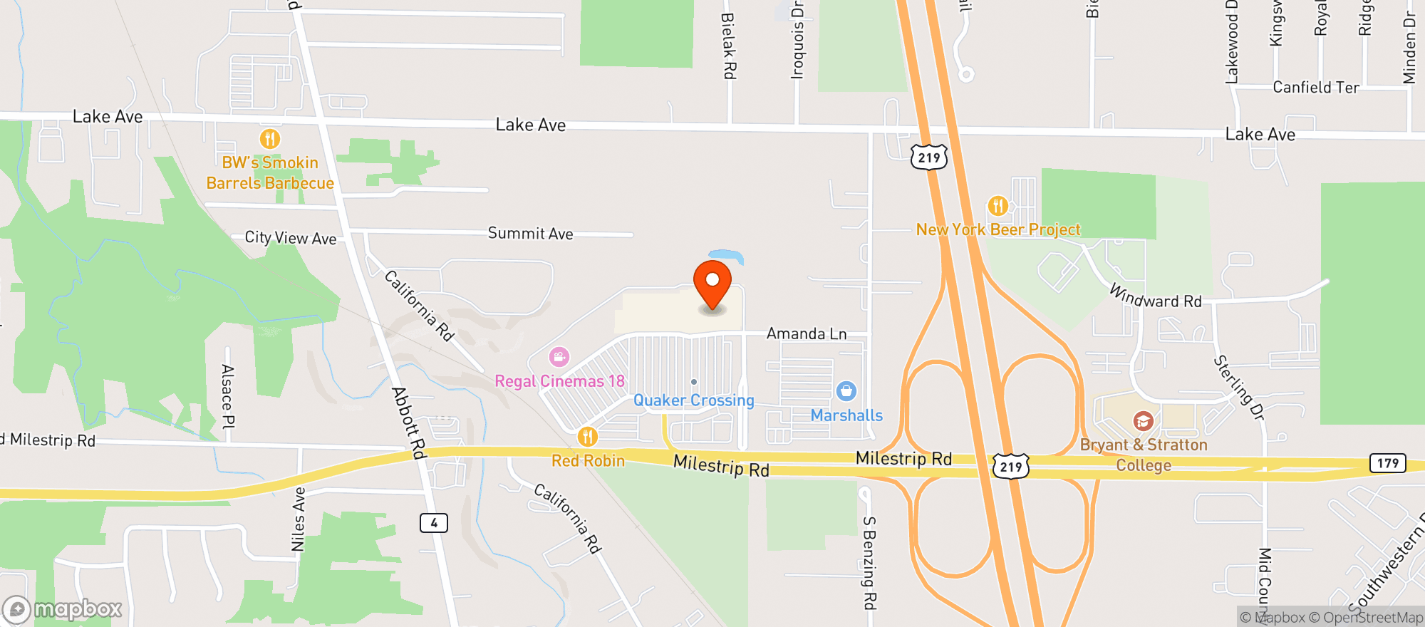 Map showing TARGET