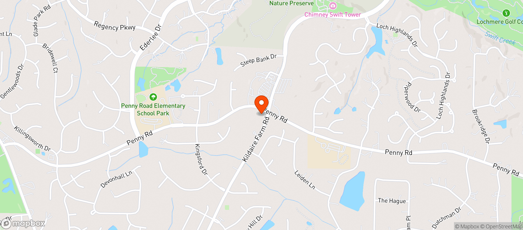 Map showing Zipthru