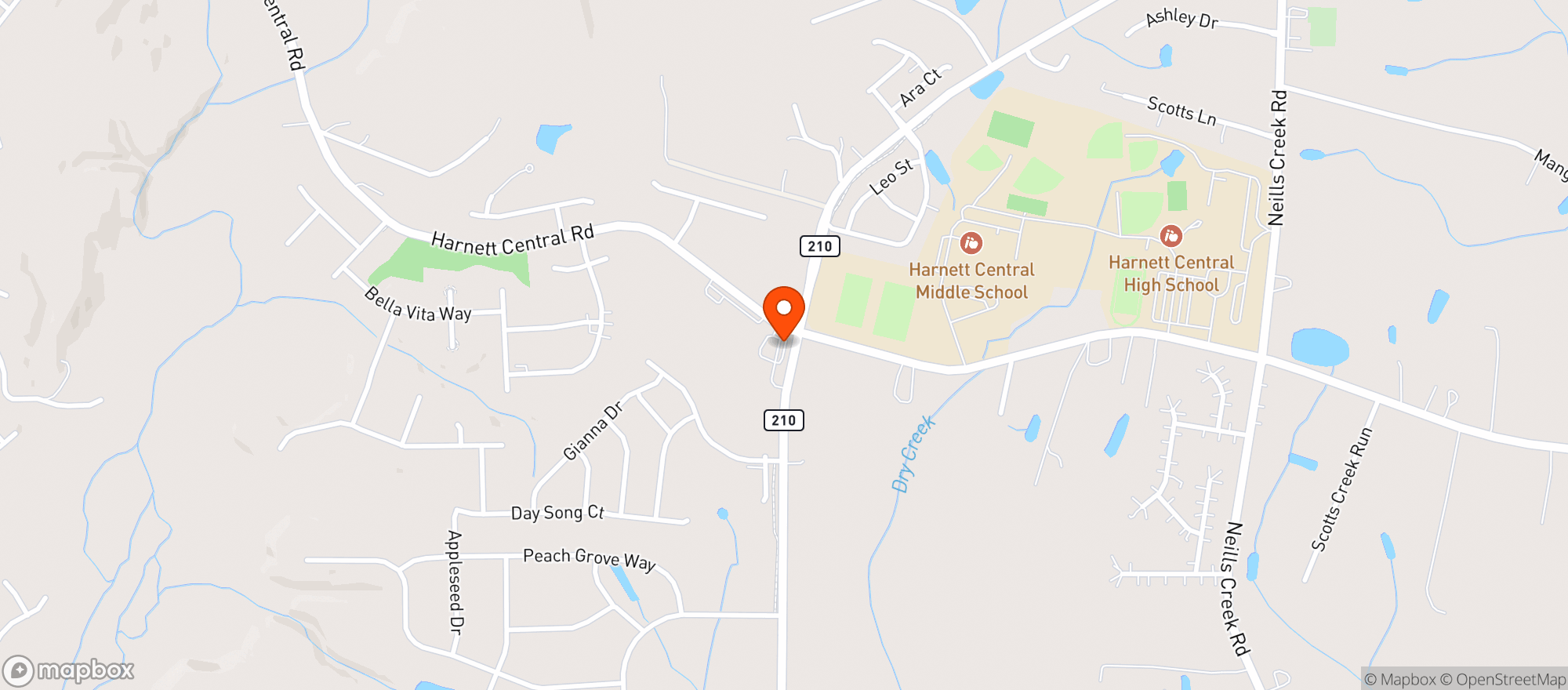 Map showing Hcc Food Mart
