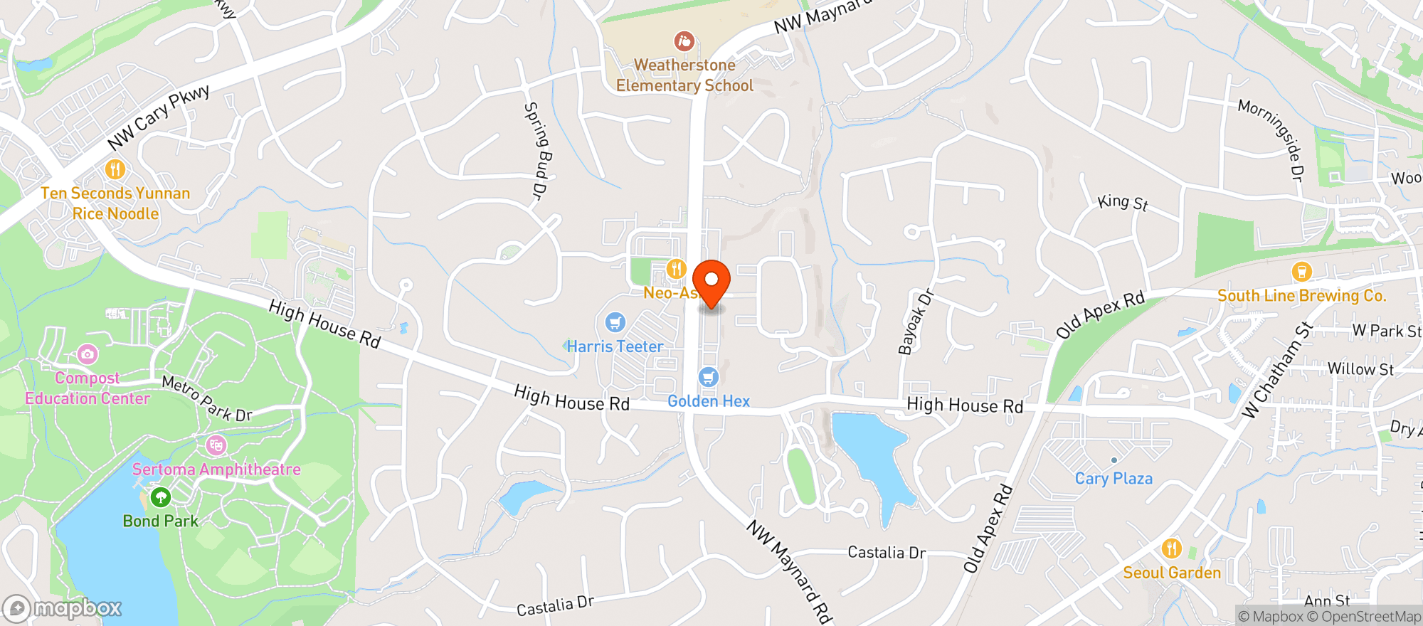 Map showing Vape Escape