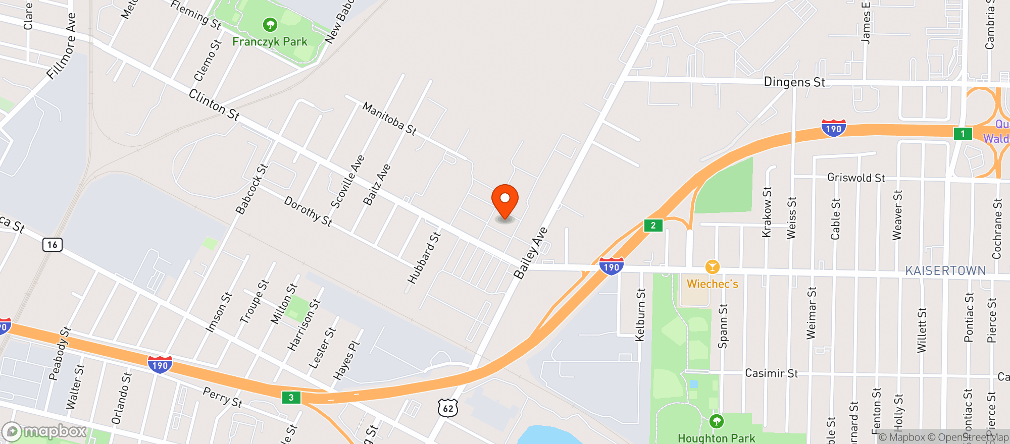 Map showing FreshFix
