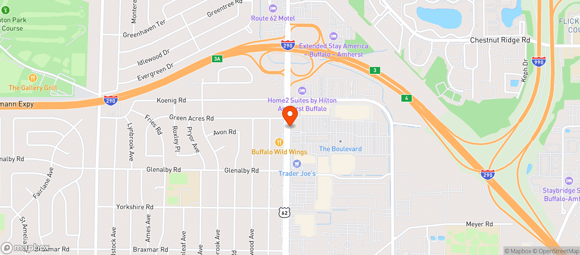 Map showing Gnc