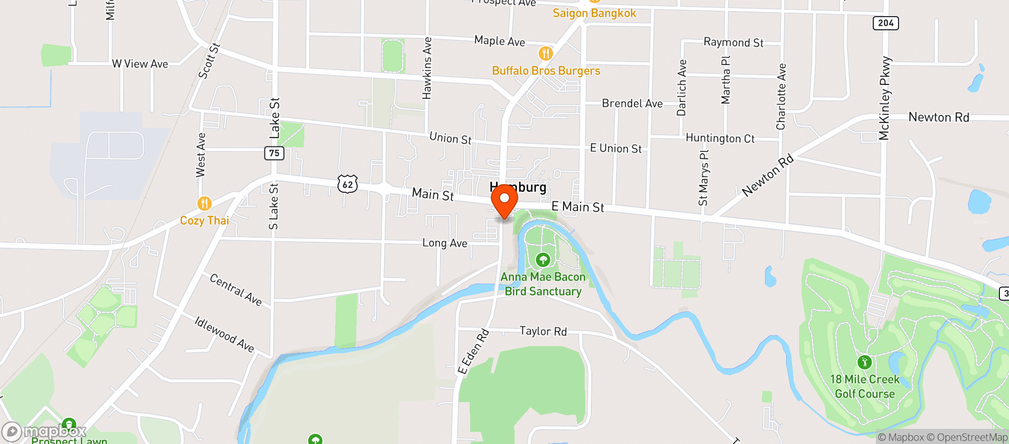 Map showing THE FOXGLOVE PUB