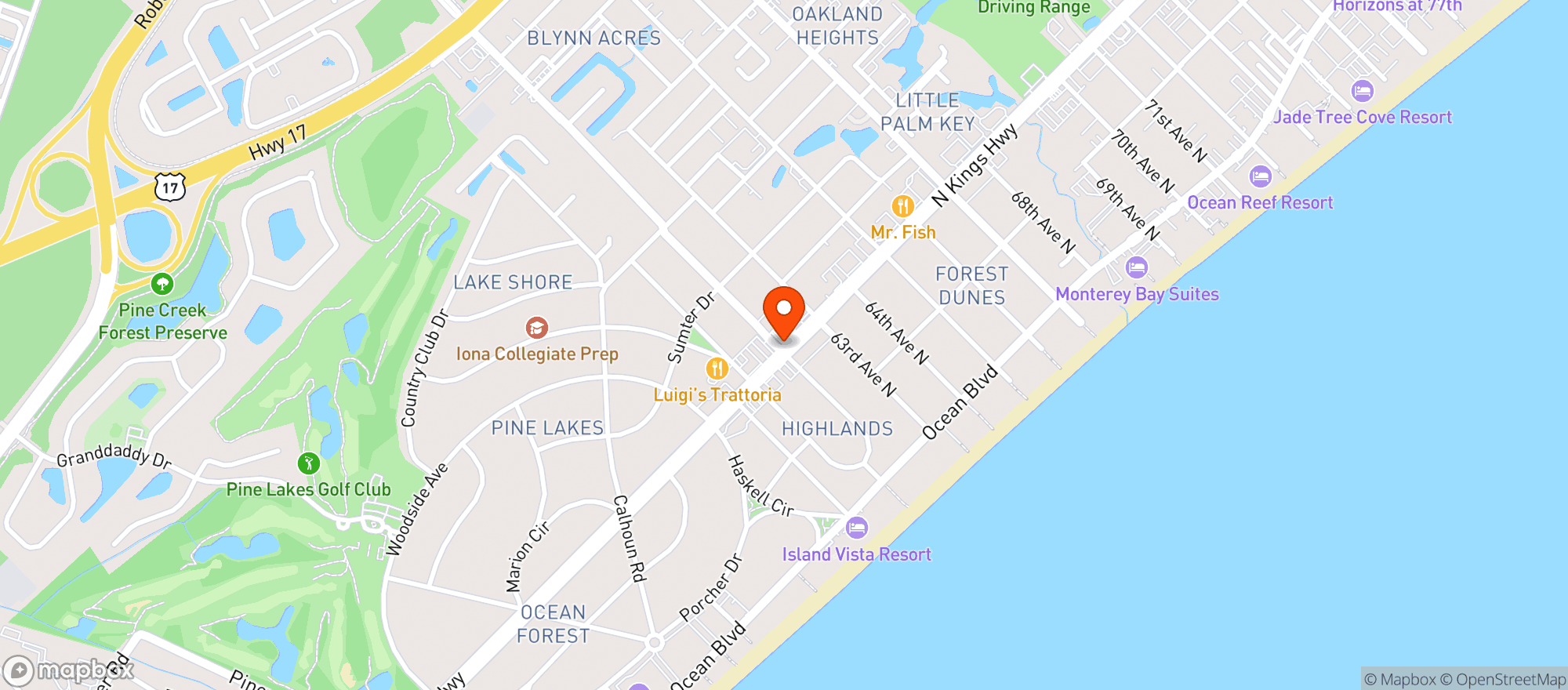 Map showing Scotchman Store #3252