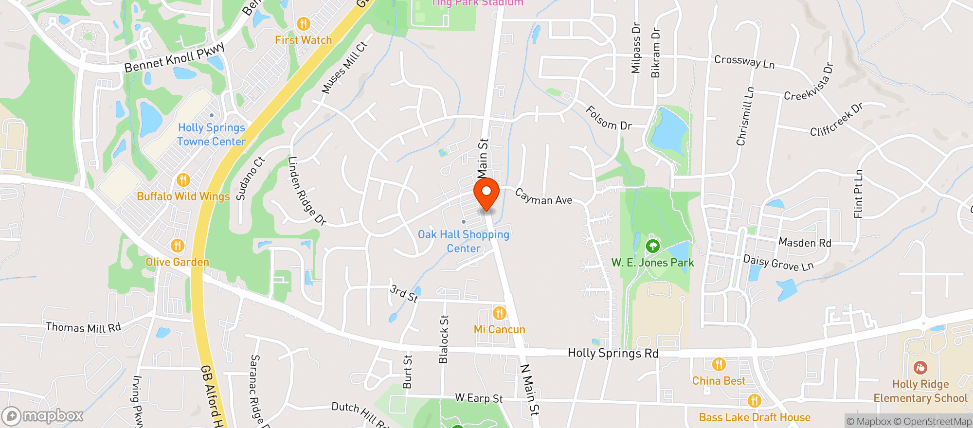 Map showing Food Lion