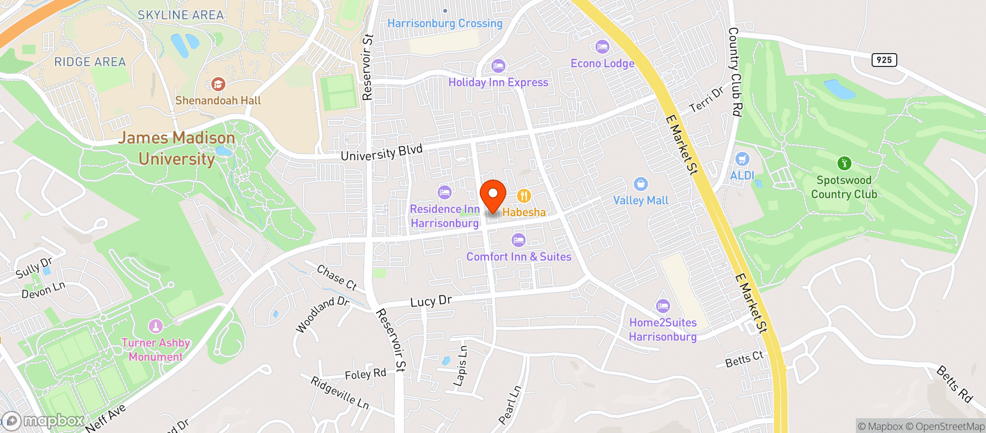 Map showing Macados