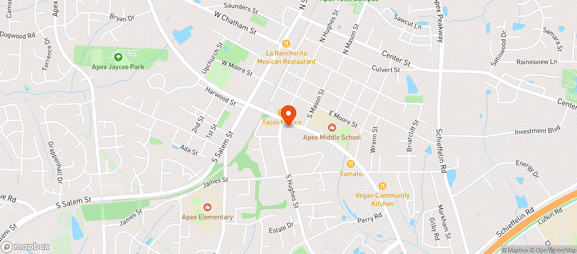 Map showing Circle K 2723797 (e Williams St)