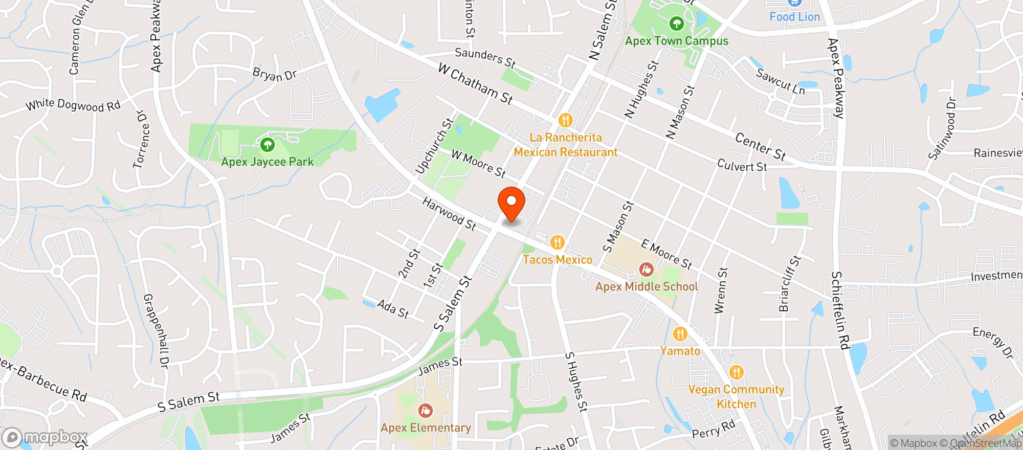 Map showing In And Out Market 3 (apex)