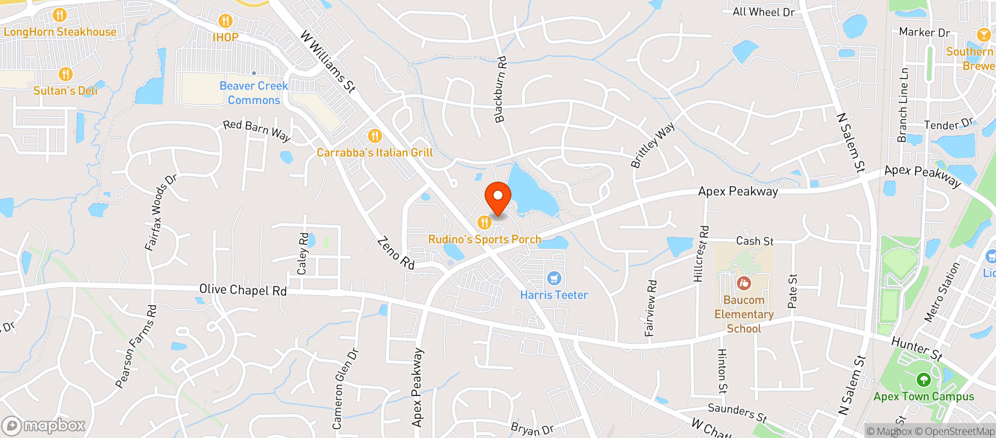 Map showing Trek Cbd - Apex