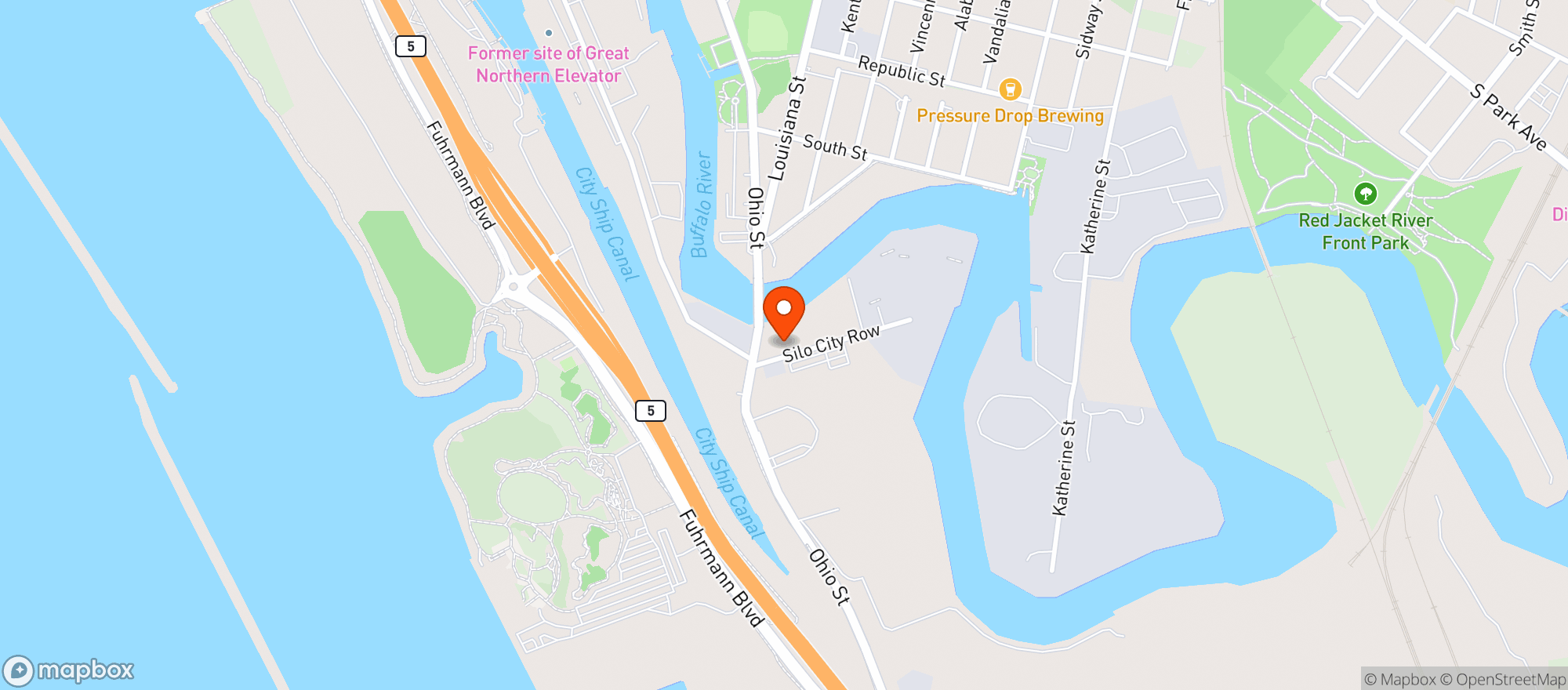Map showing Duende At Silo City