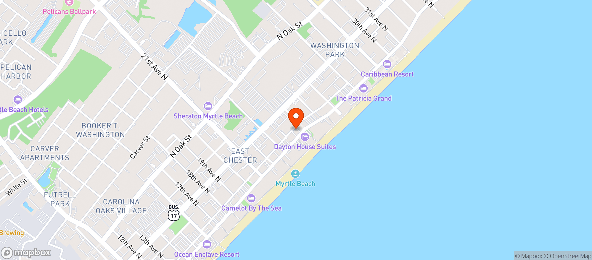 Map showing Michaels Gift Shop (myr)