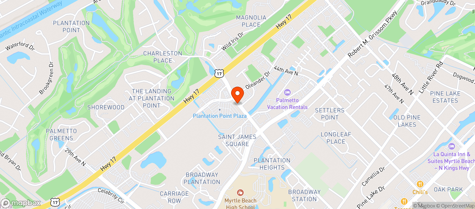 Map showing Food Lion
