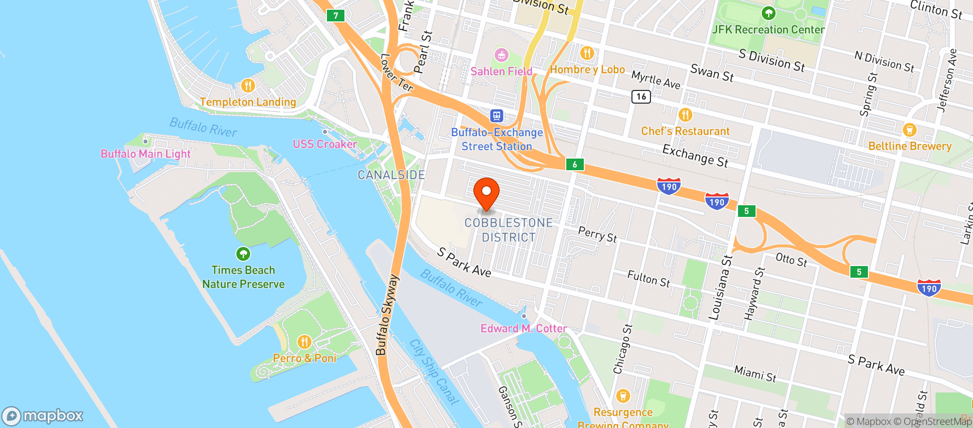 Map showing The Draft Room