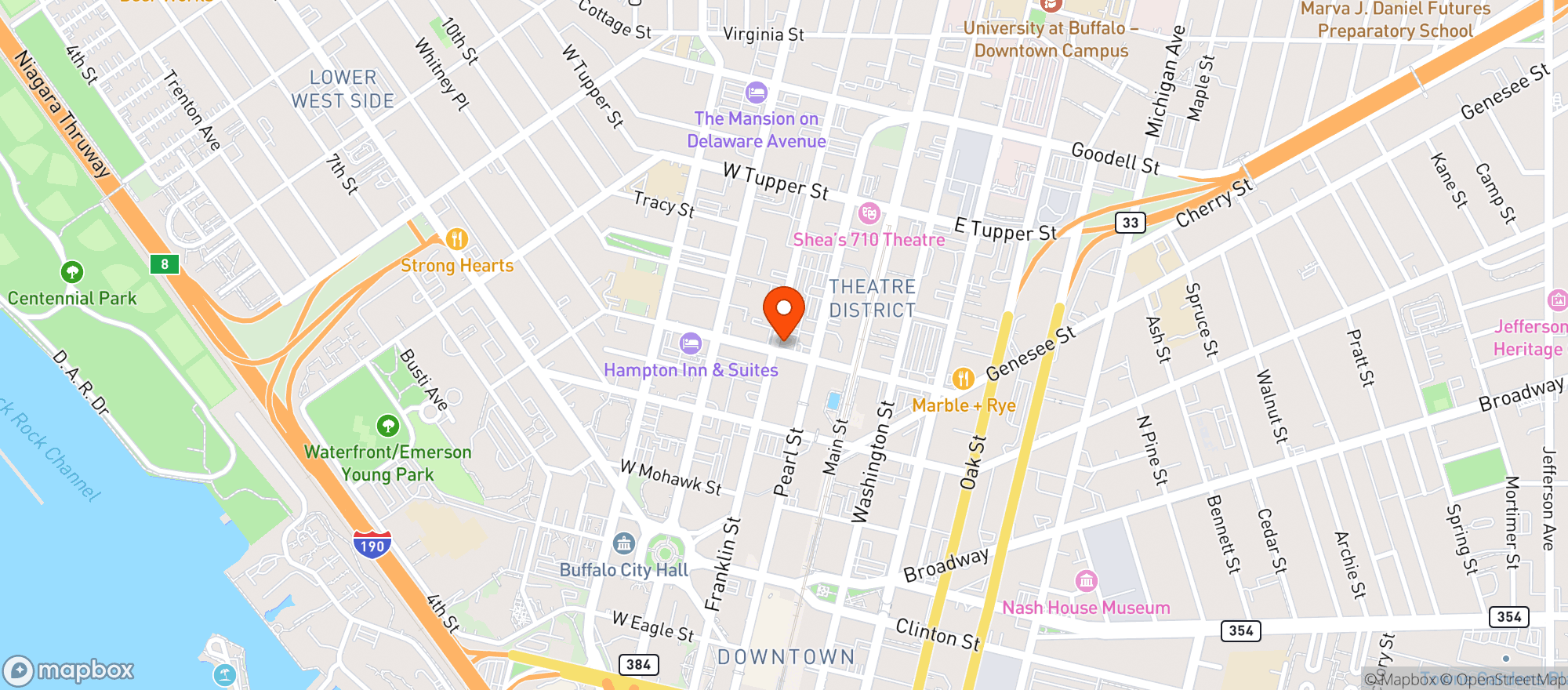 Map showing Frankie Primos