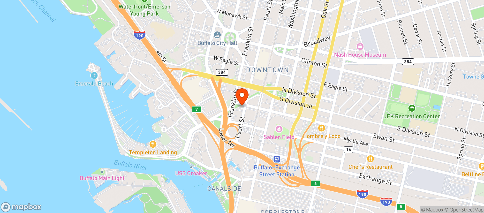 Map showing K Dara Noodle Bar