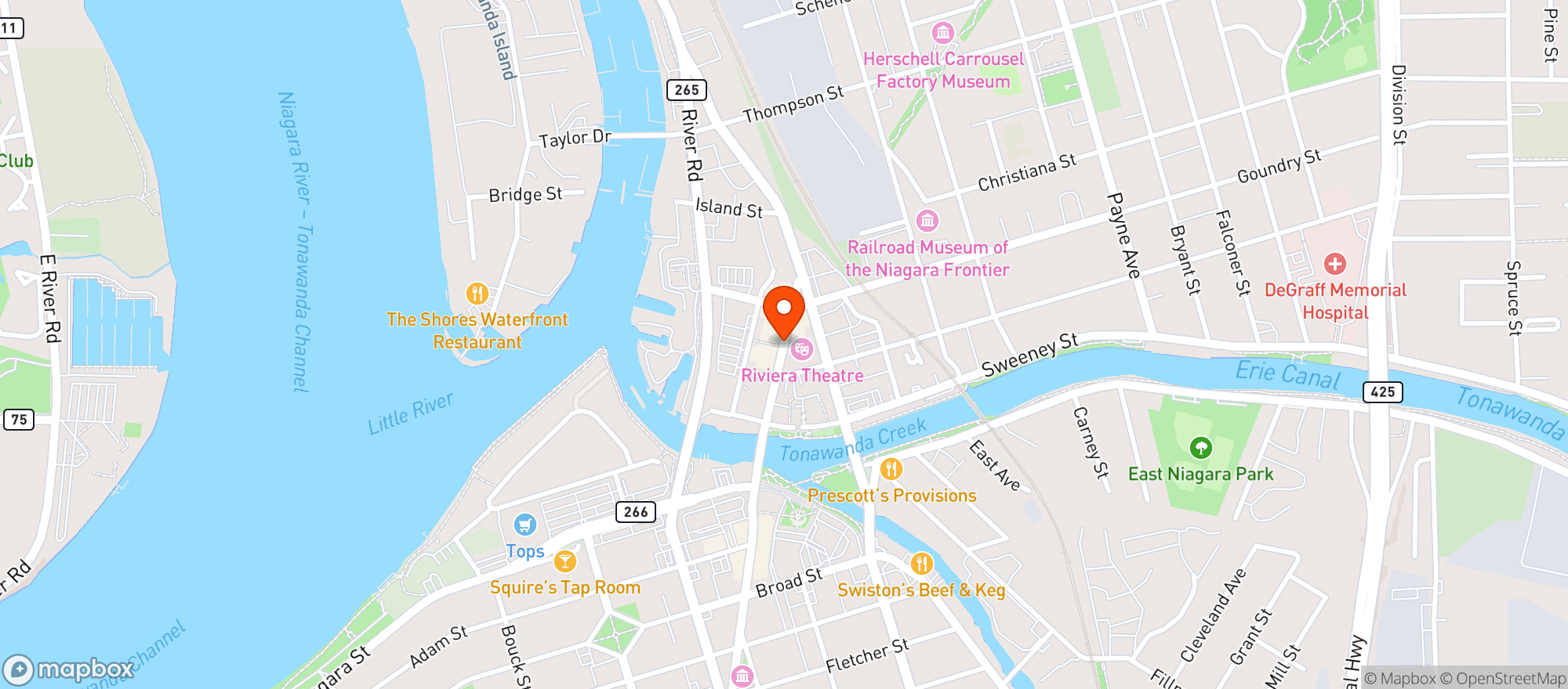 Map showing Dwyers Irish Pub
