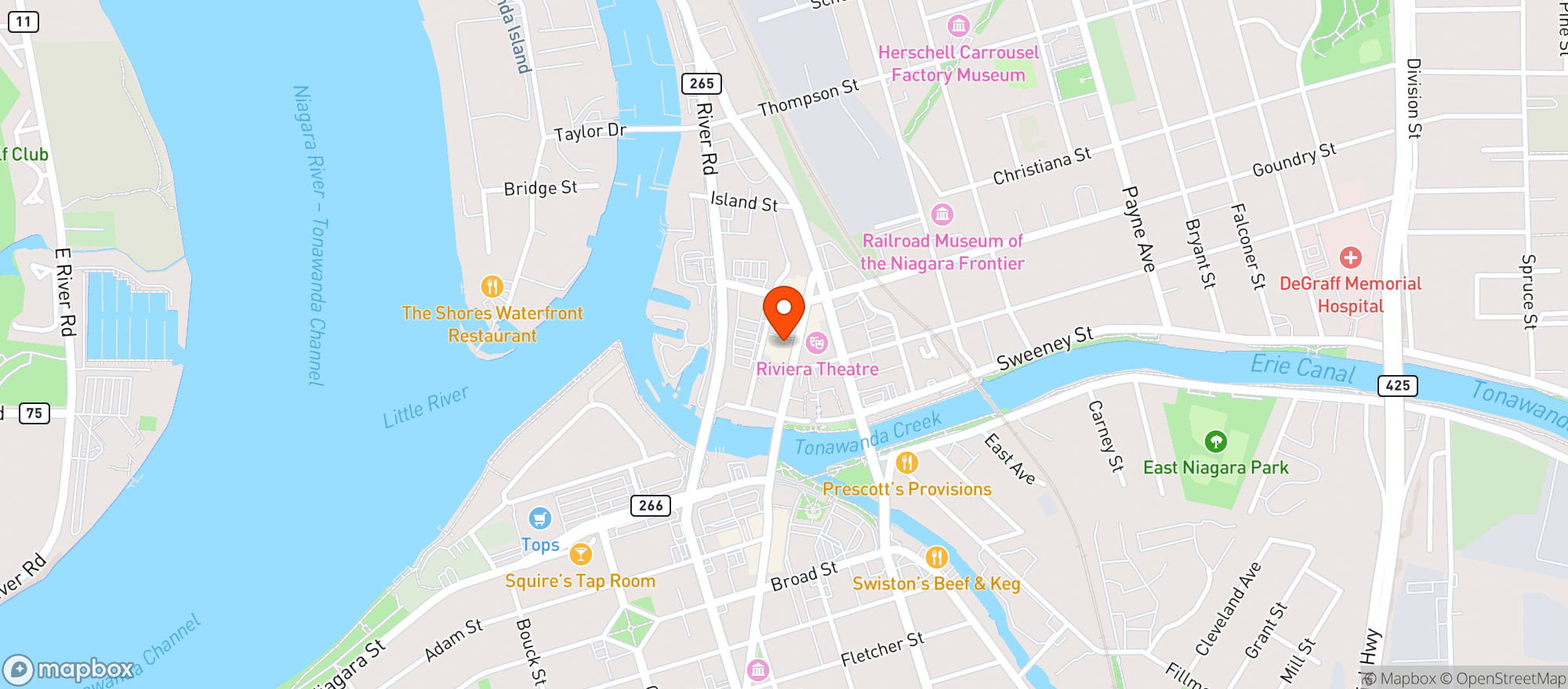Map showing Club 62