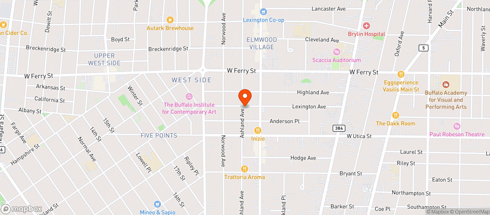 Map showing Bicycle Bottle Shop
