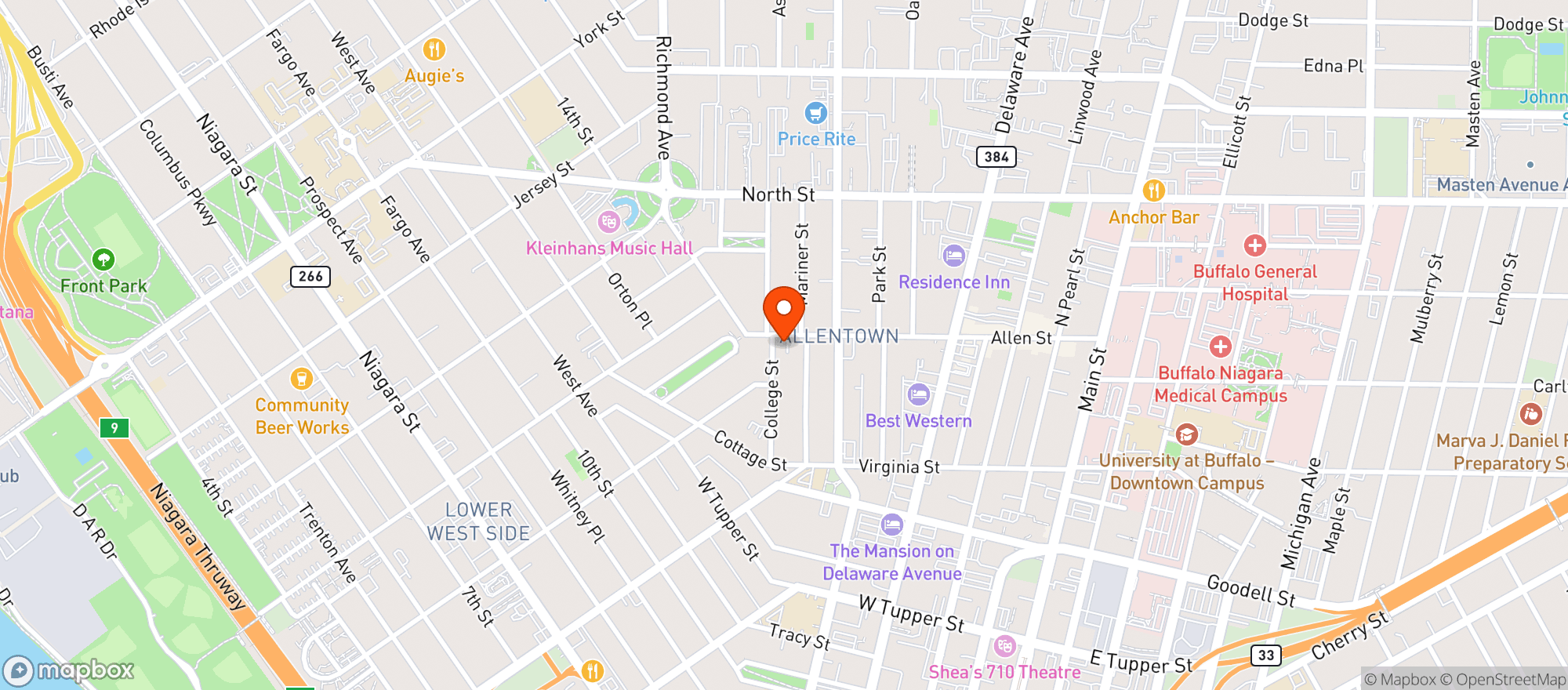 Map showing Billy Club The