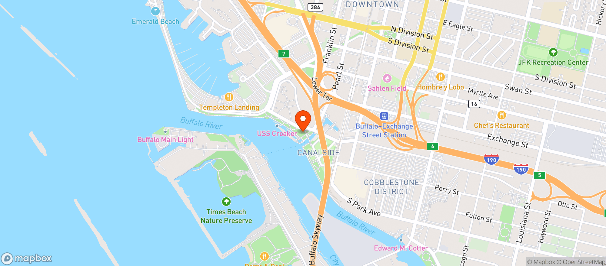 Map showing Liberty Hound