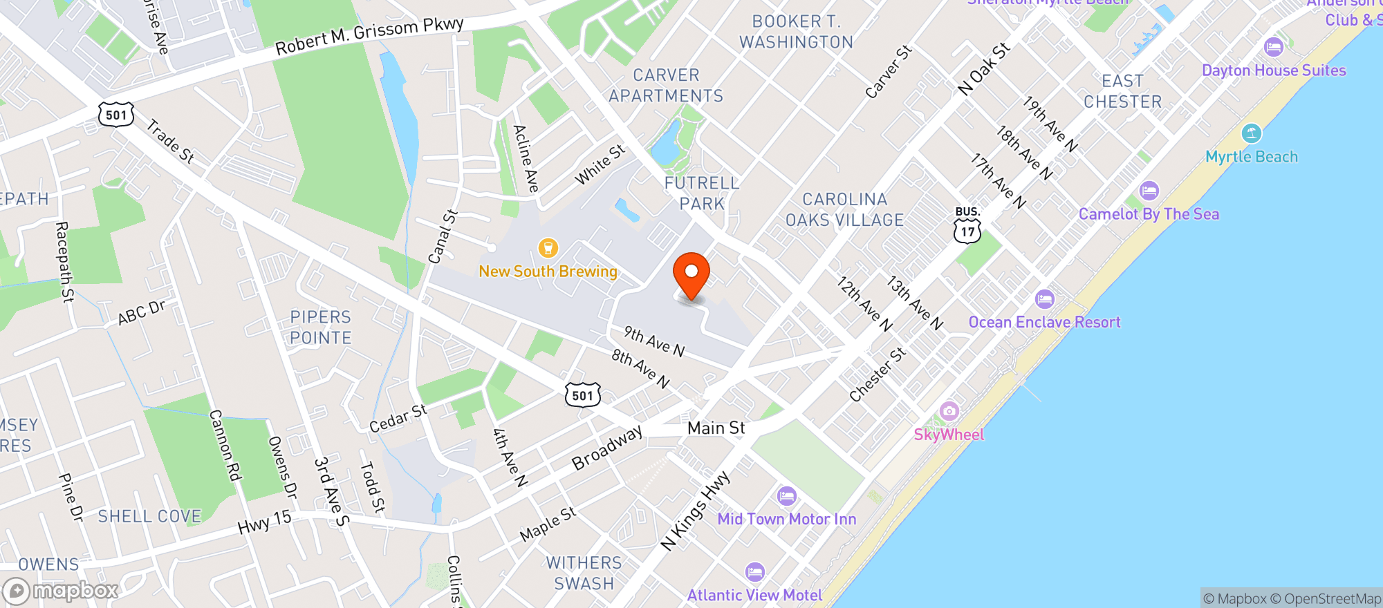 Map showing Southern Crown Partners #04659