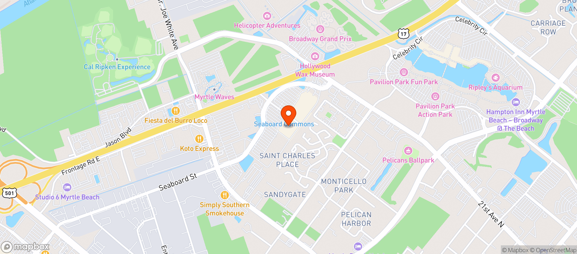 Map showing Target Store #963