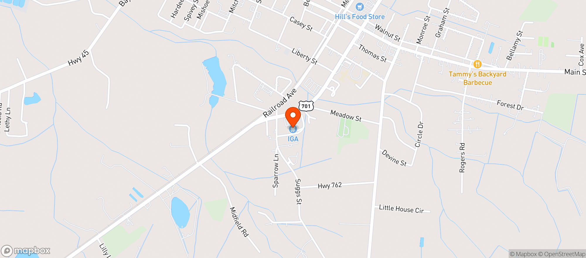 Map showing Loris Iga #19 (myr)