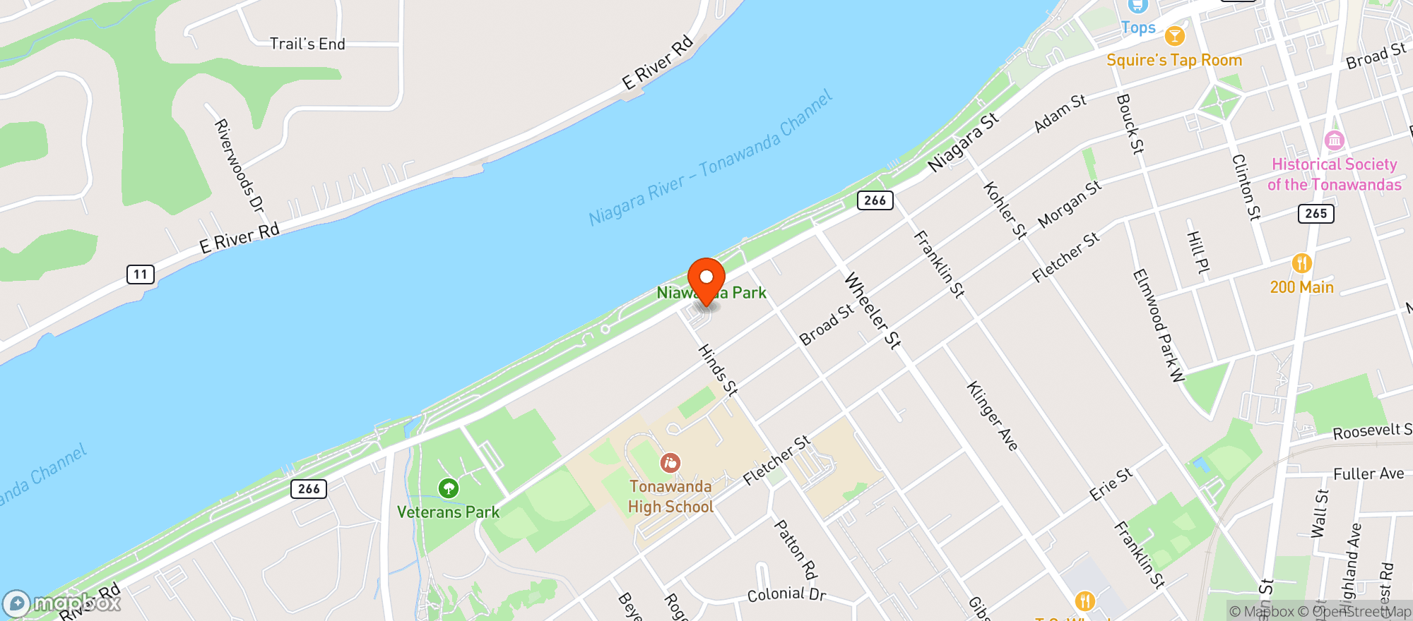 Map showing IsleView Fine Wine and Spirits