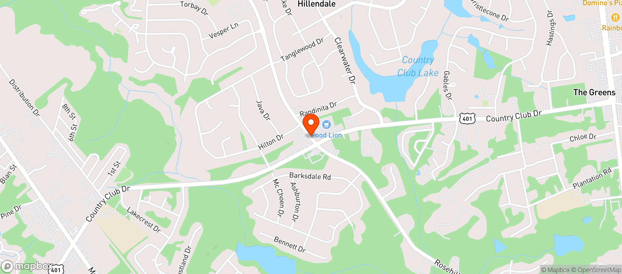 Map showing Food Lion