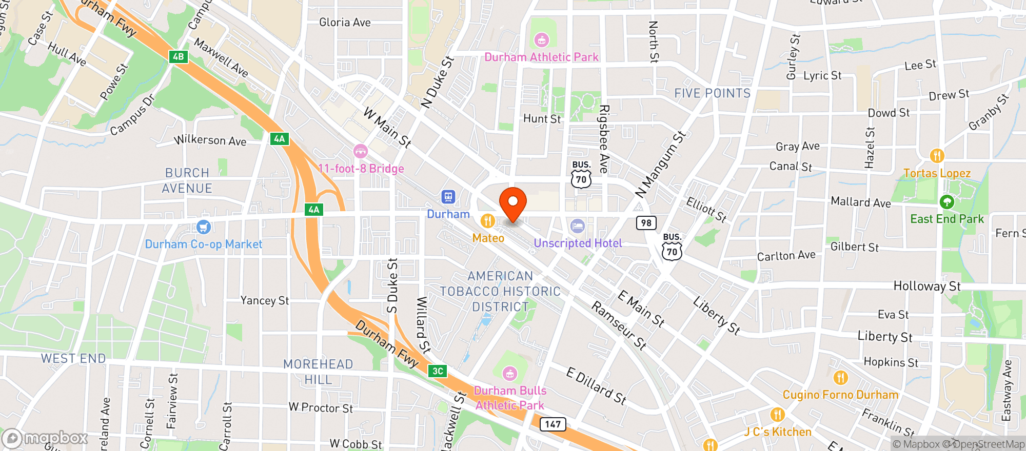 Map showing Viceroy Pub