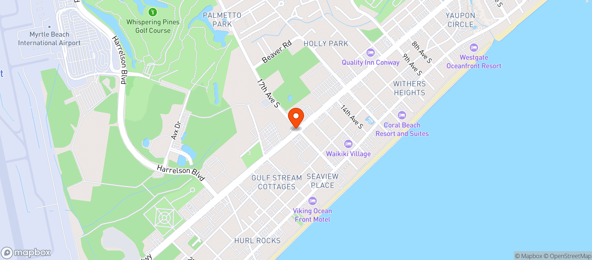 Map showing Scotchman Store #3106