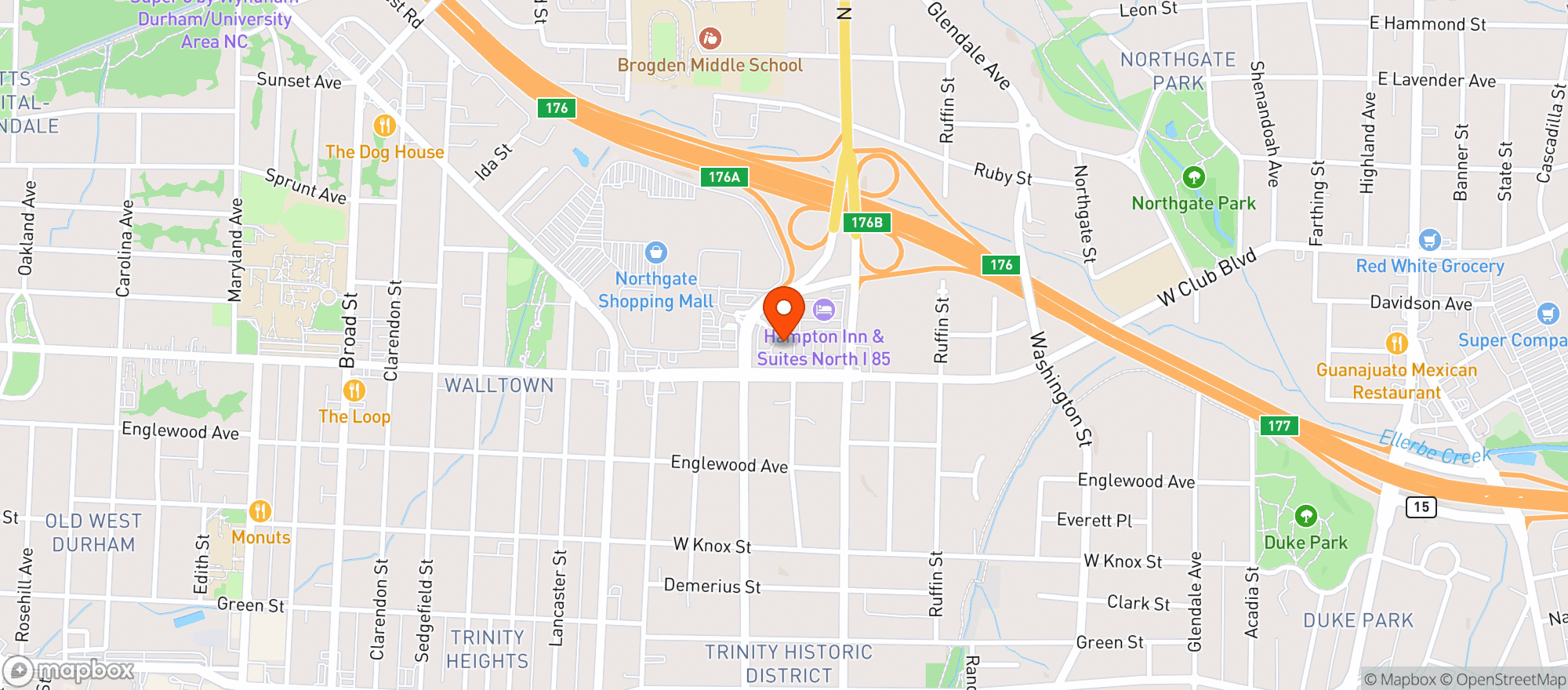 Map showing Kickback Jacks