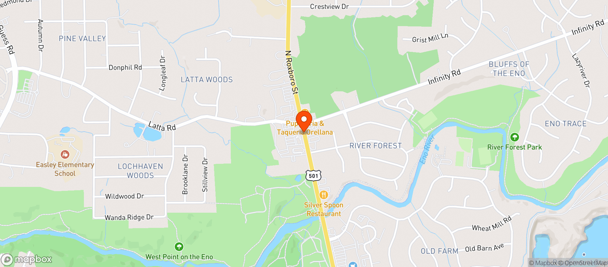 Map showing Food Lion