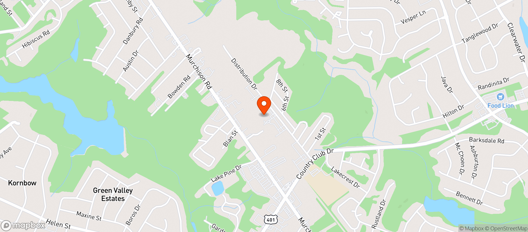 Map showing Healy Wholesale Co Non #00841