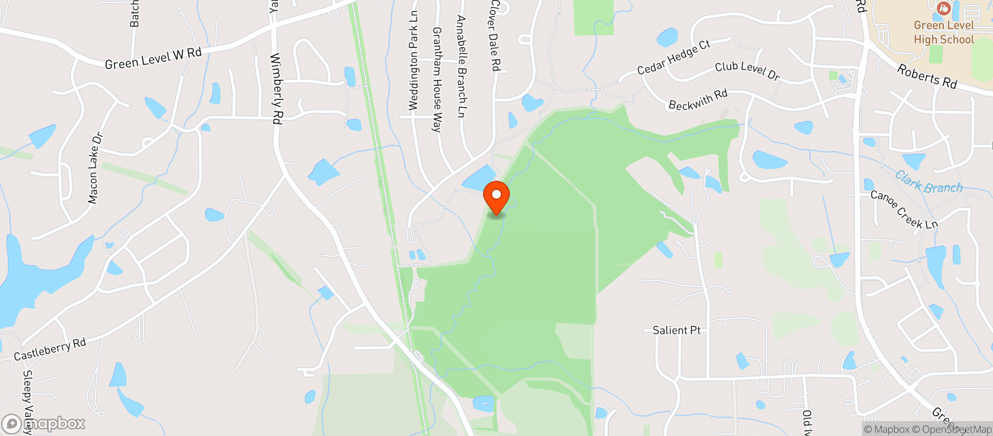 Map showing Harris Teeter