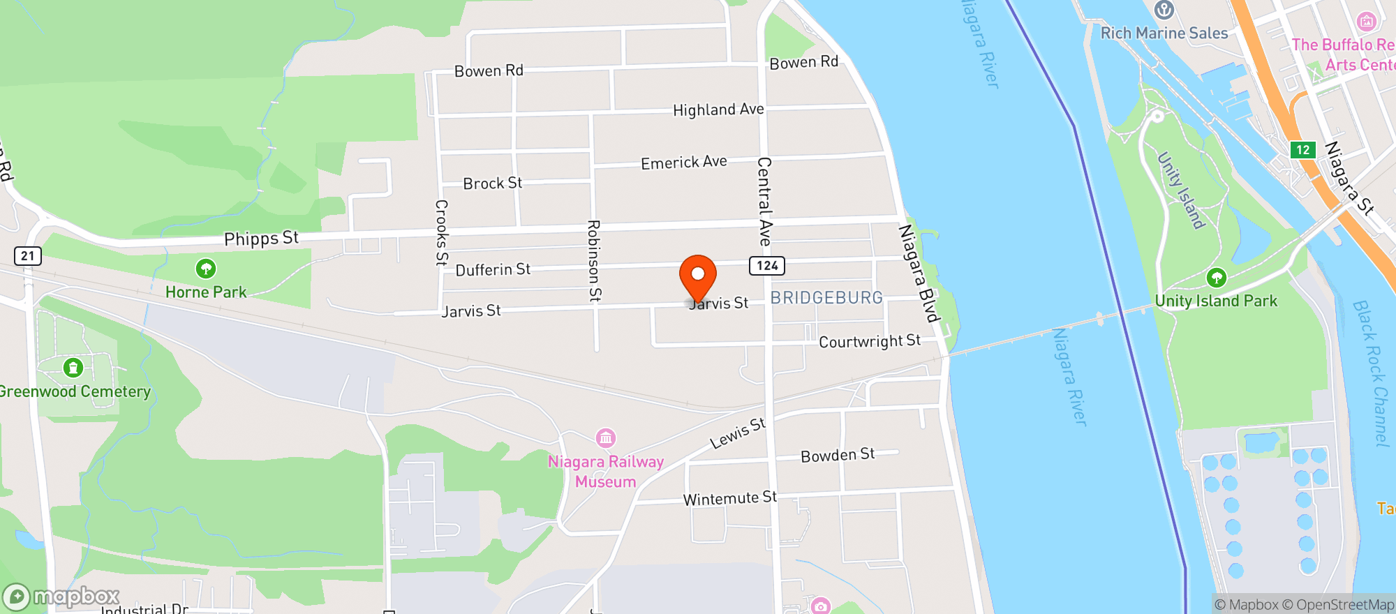 Map showing True North Cannabis Co.