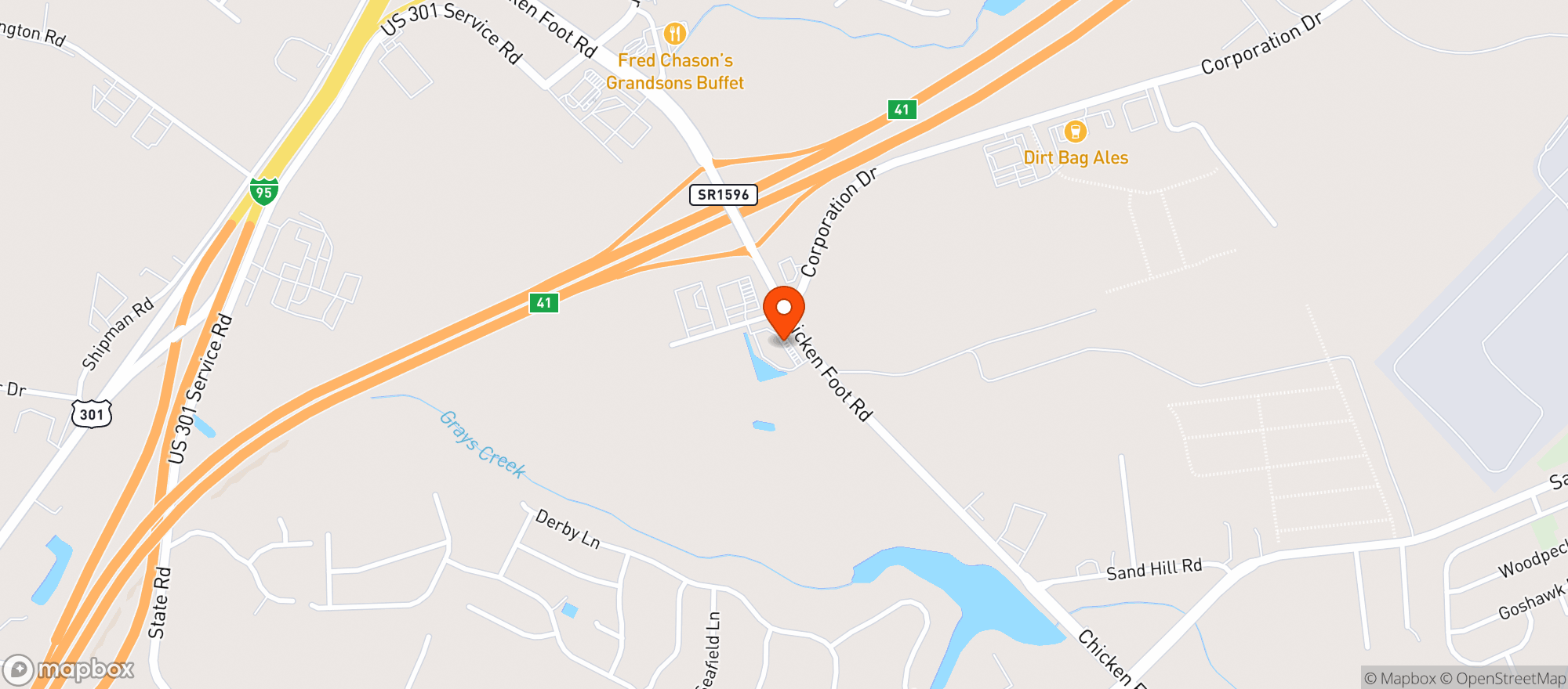 Map showing Circle K #2727050