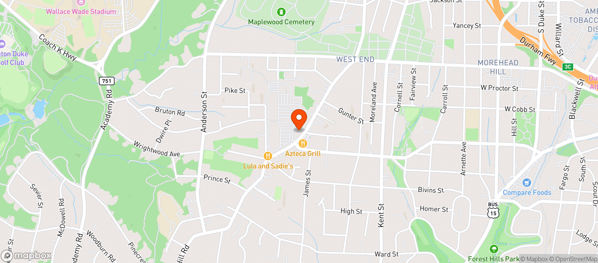 Map showing Lakewood Social