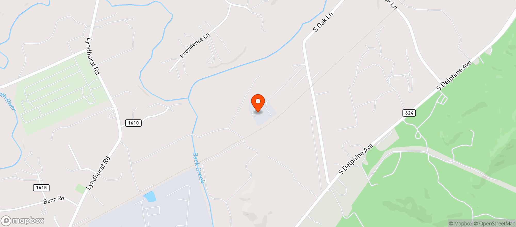 Map showing Blue Ridge Beverage Co #04686