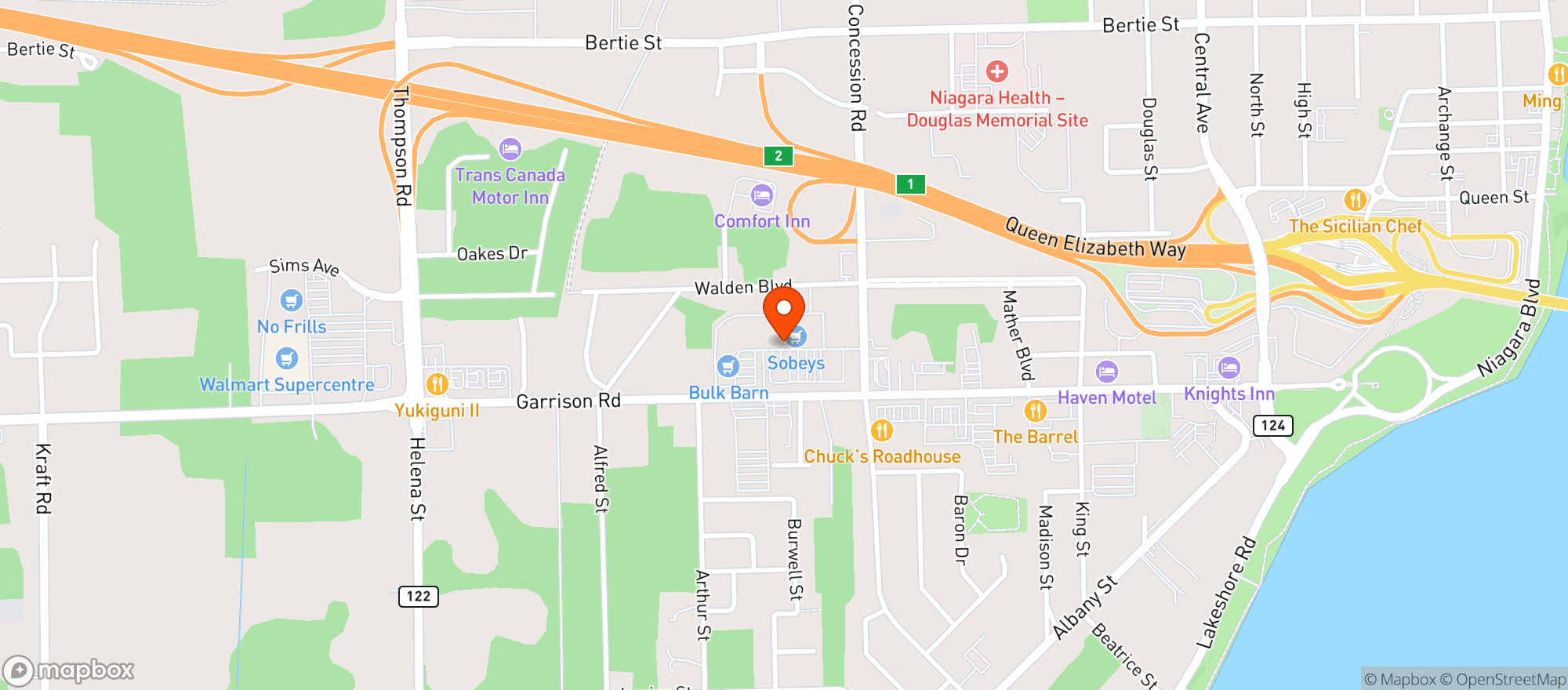 Map showing Sobeys 4747