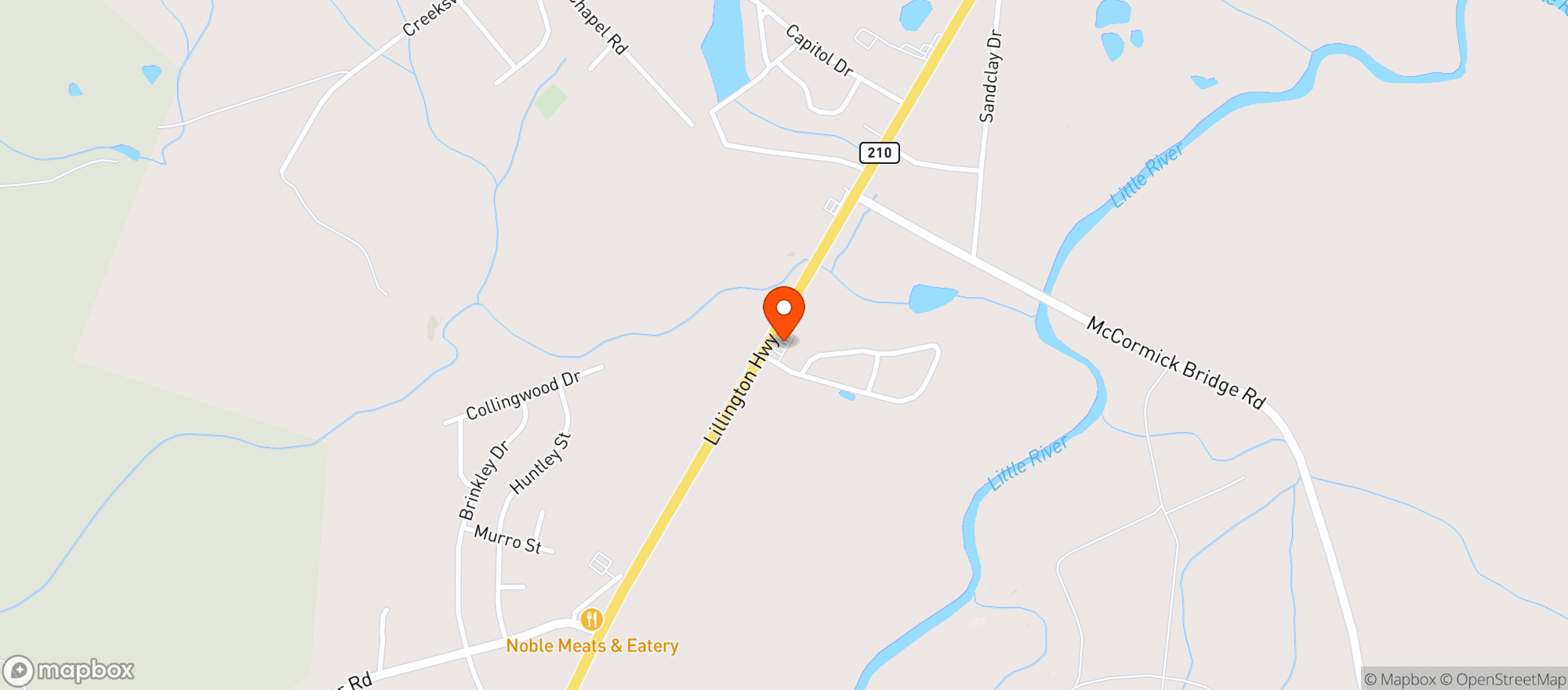 Map showing Circle K #2723011